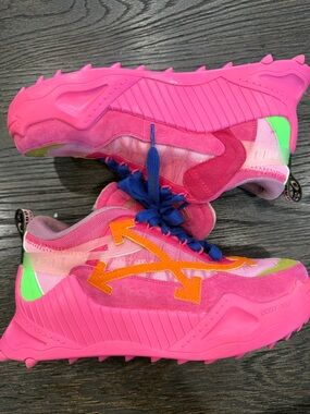 Off-White ODSY-2000 Sneakers Pink Men size 9 42 Virgil Abloh Designer
